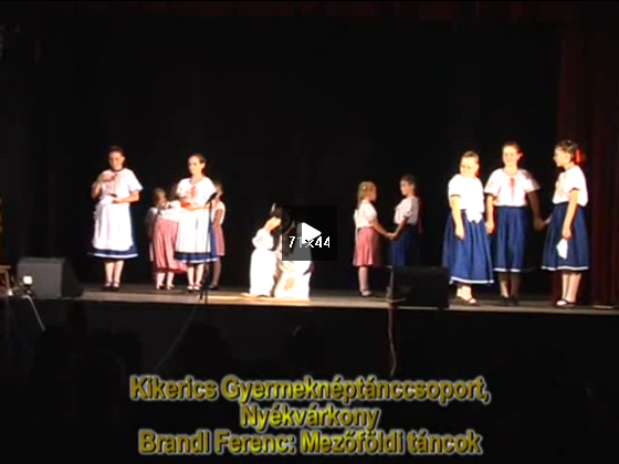 Kikerics Gyermeknéptánccsoport, Nyékvárkony