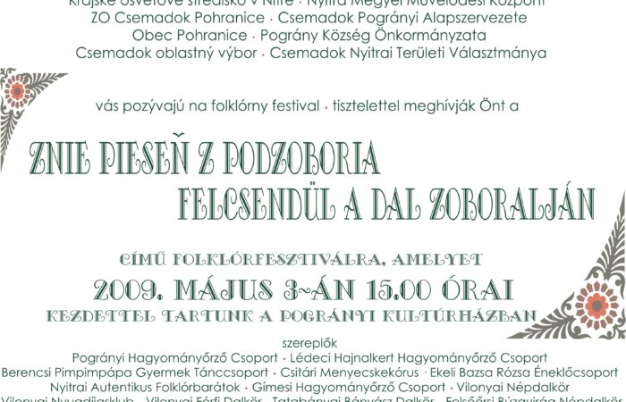 Pogrányi folklórfesztivál