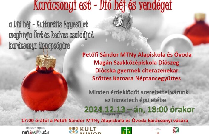 dioszeg-karacsonyi est-dio-hej-es-vendegei