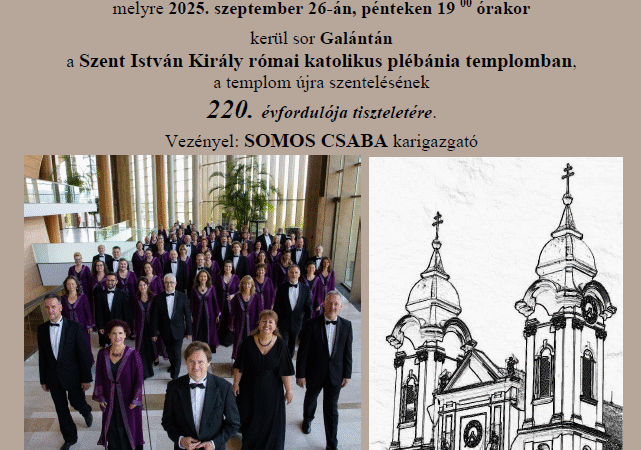 A Magyar Nemzeti Énekkar ünnepi hangversenye